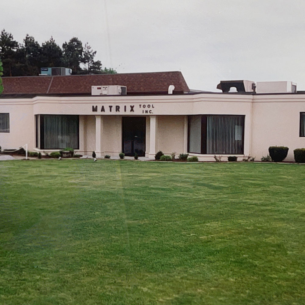 Image depicting the outside of the Matrix Tool Building in 1992